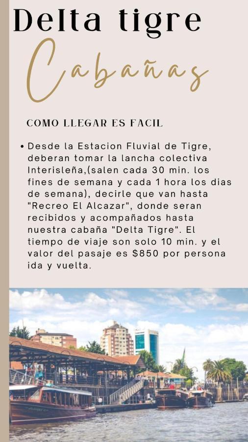 Delta Tigre Villa Exterior foto